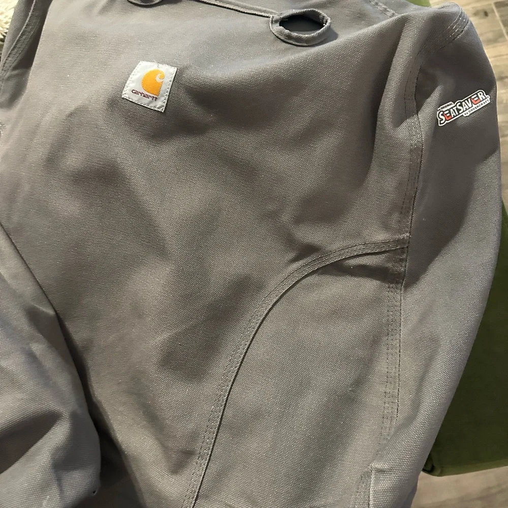 Carhartt Gray Toyota TRD pro front seat covers custom made 2015-2020 - Picture 3 of 5